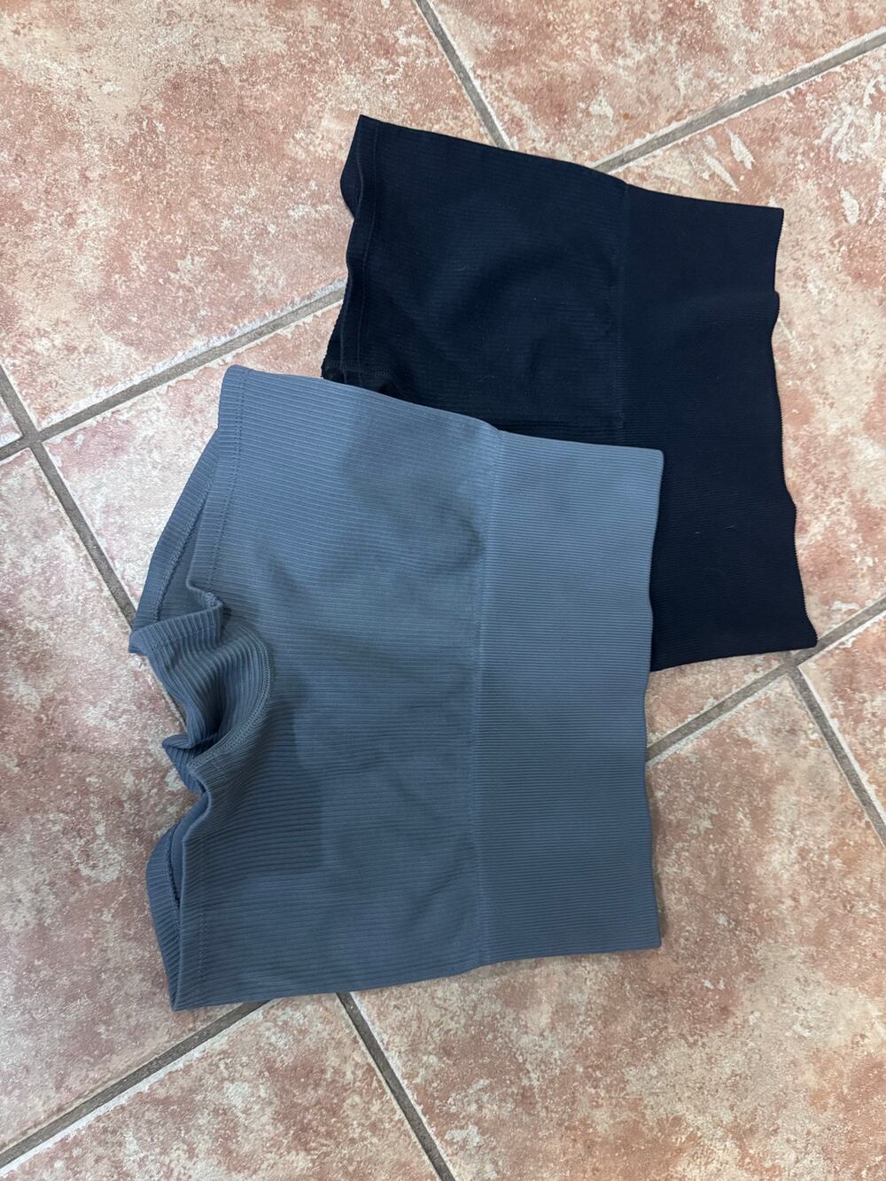 Two pairs of tiny shorts